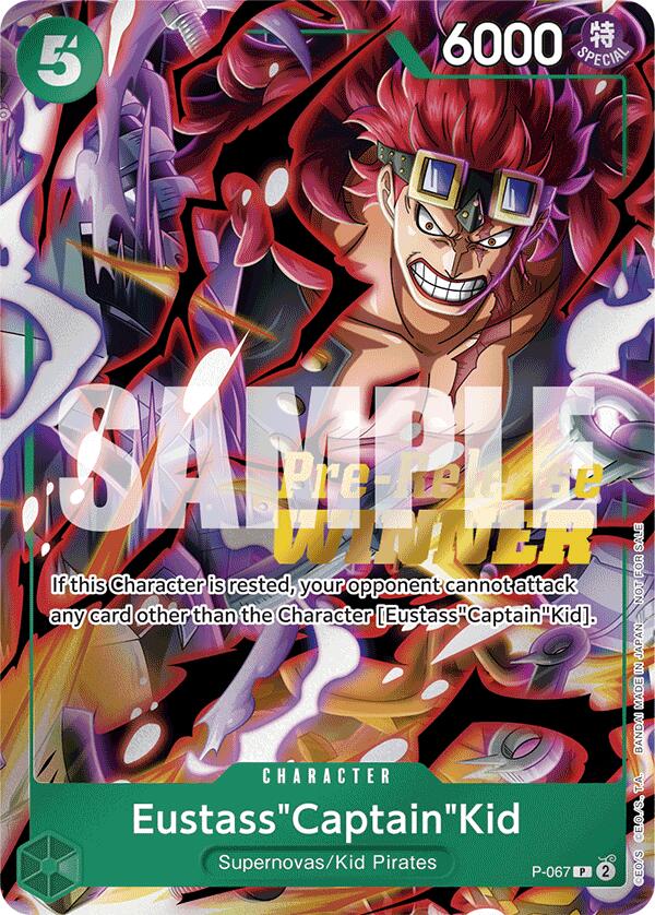 Eustass"Captain"Kid (OP-07 Pre-Release Tournament) [Winner] [One Piece Promotion Cards] | Good Games Morley