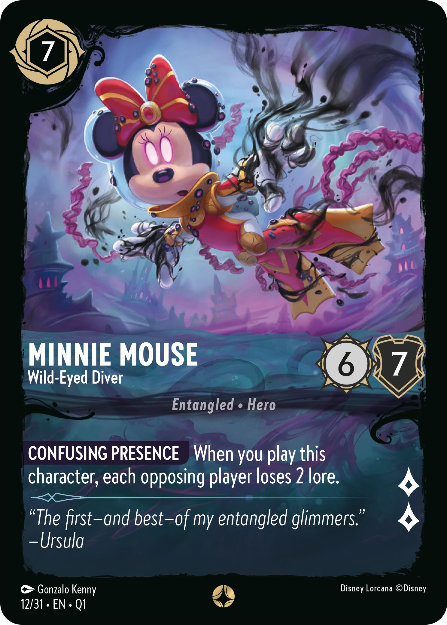 Minnie Mouse - Wild-Eyed Diver (12/31) [Illumineer's Quest: Deep Trouble] | Good Games Morley