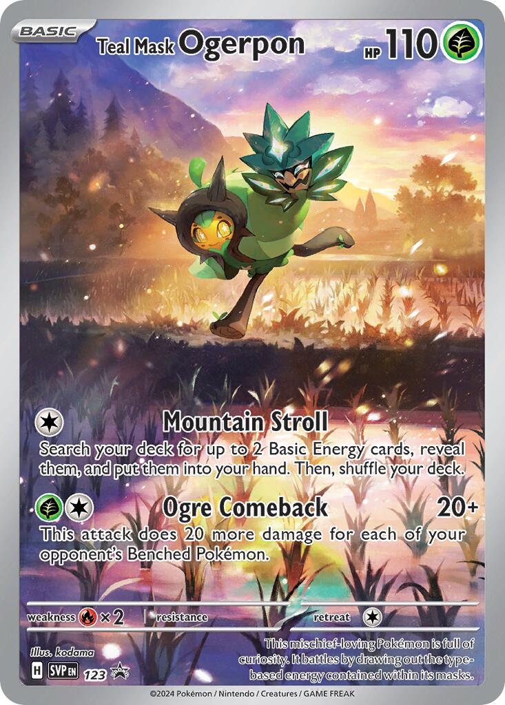 Teal Mask Ogerpon (123) [Scarlet & Violet: Black Star Promos] | Good Games Morley