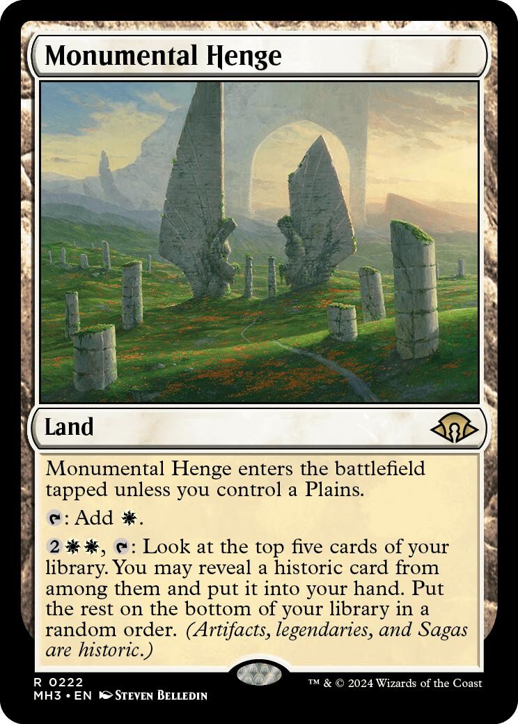 Monumental Henge [Modern Horizons 3] | Good Games Morley