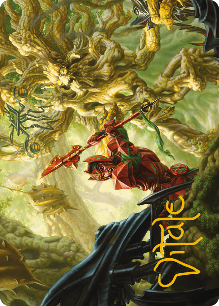 Collective Resistance Art Card (Gold-Stamped Signature) [Modern Horizons 3 Art Series] | Good Games Morley