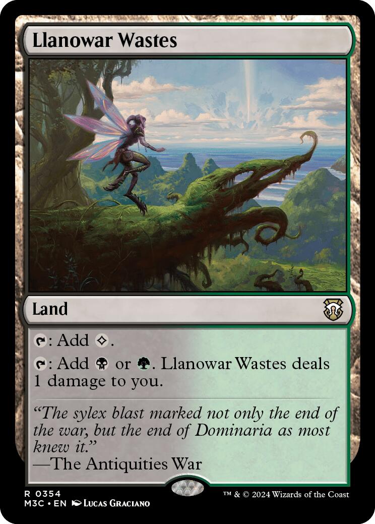 Llanowar Wastes [Modern Horizons 3 Commander] | Good Games Morley