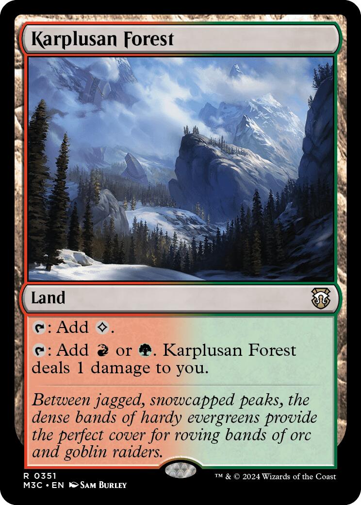 Karplusan Forest [Modern Horizons 3 Commander] | Good Games Morley