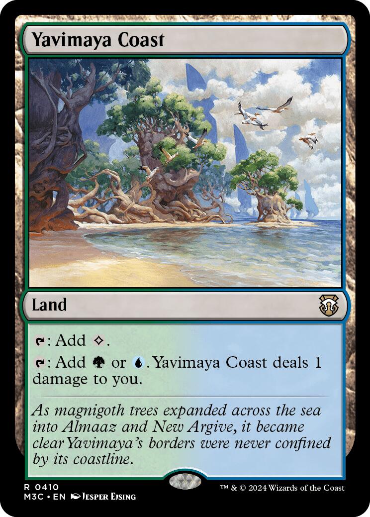 Yavimaya Coast [Modern Horizons 3 Commander] | Good Games Morley