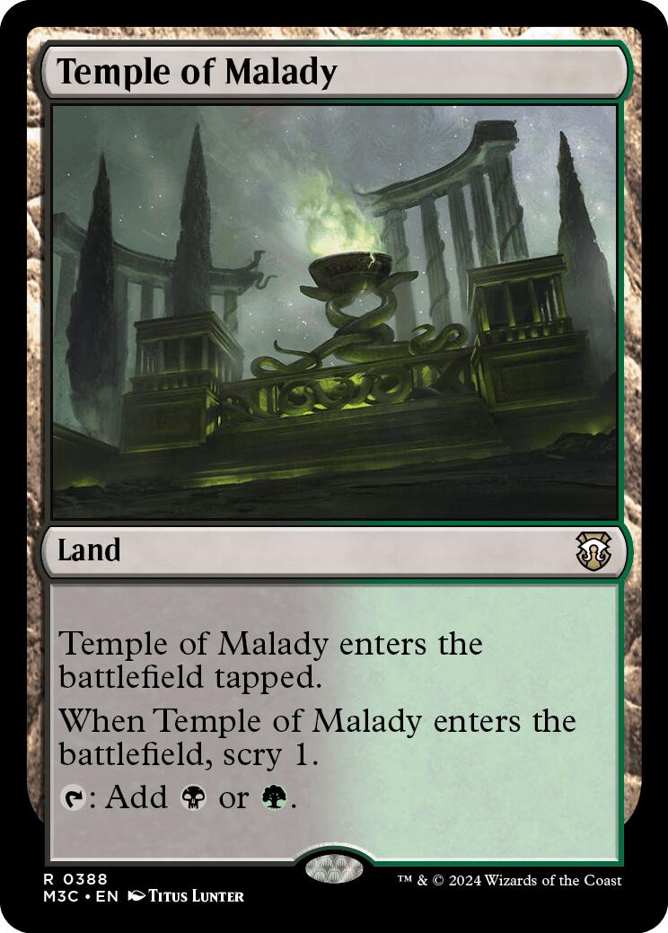 Temple of Malady [Modern Horizons 3 Commander] | Good Games Morley