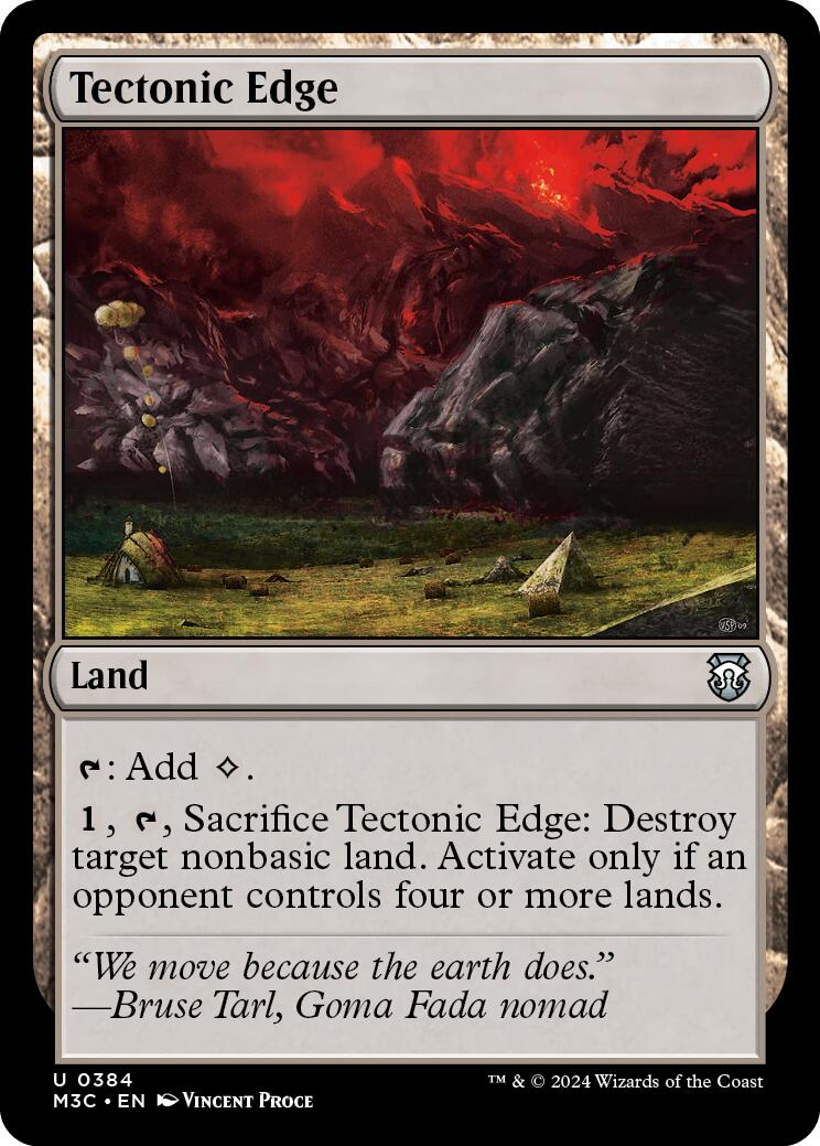Tectonic Edge [Modern Horizons 3 Commander] | Good Games Morley