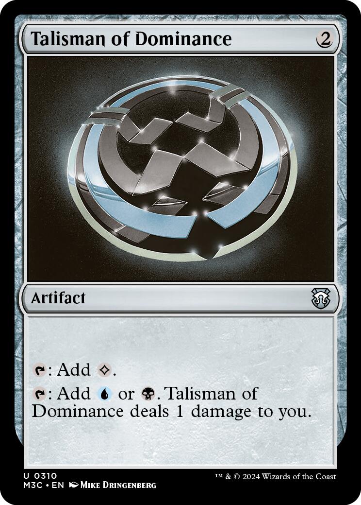 Talisman of Dominance [Modern Horizons 3 Commander] | Good Games Morley