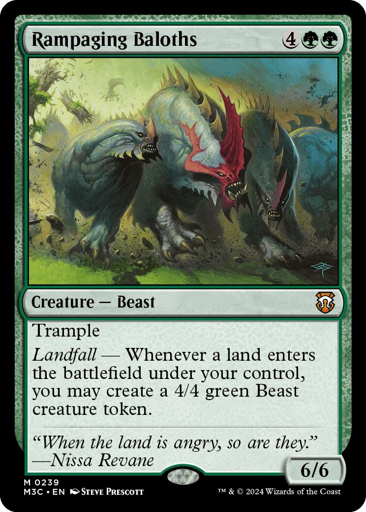 Rampaging Baloths [Modern Horizons 3 Commander] | Good Games Morley
