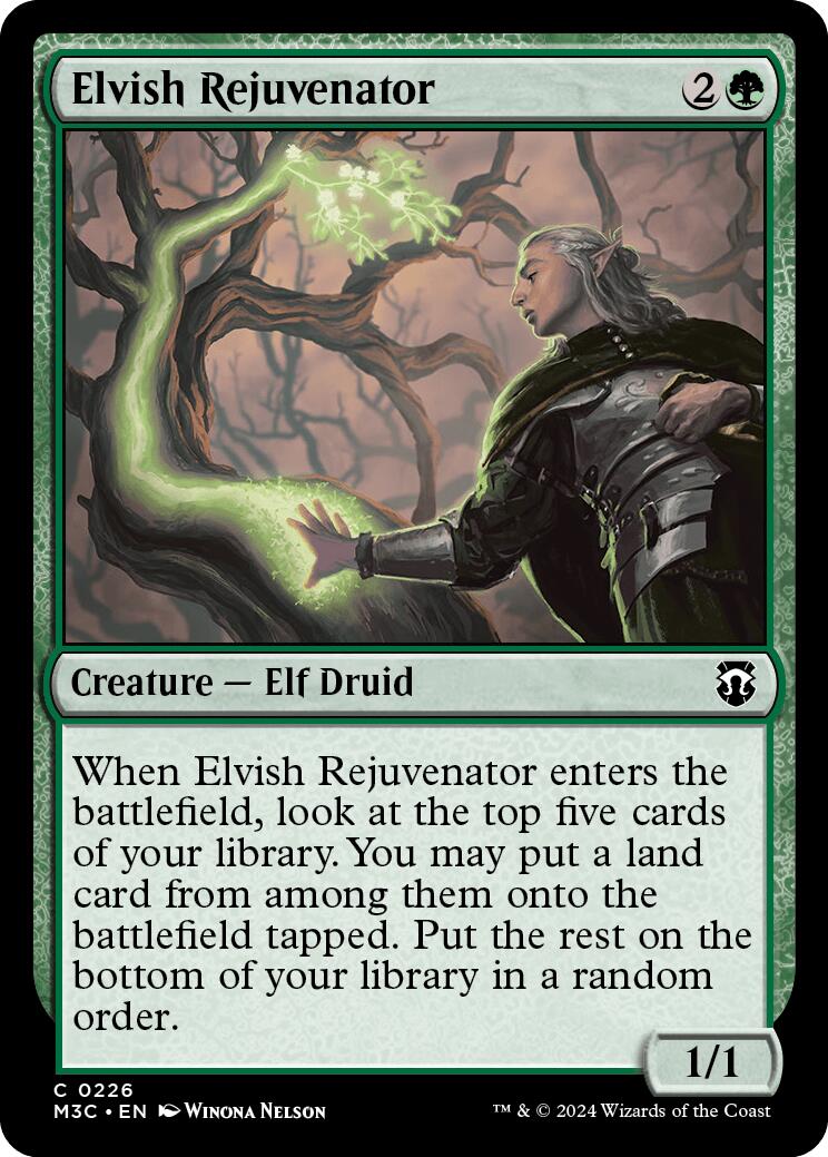 Elvish Rejuvenator [Modern Horizons 3 Commander] | Good Games Morley