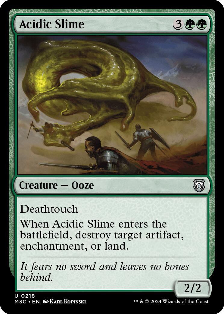 Acidic Slime [Modern Horizons 3 Commander] | Good Games Morley