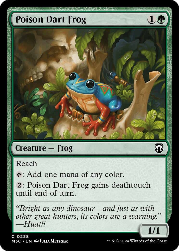 Poison Dart Frog [Modern Horizons 3 Commander] | Good Games Morley