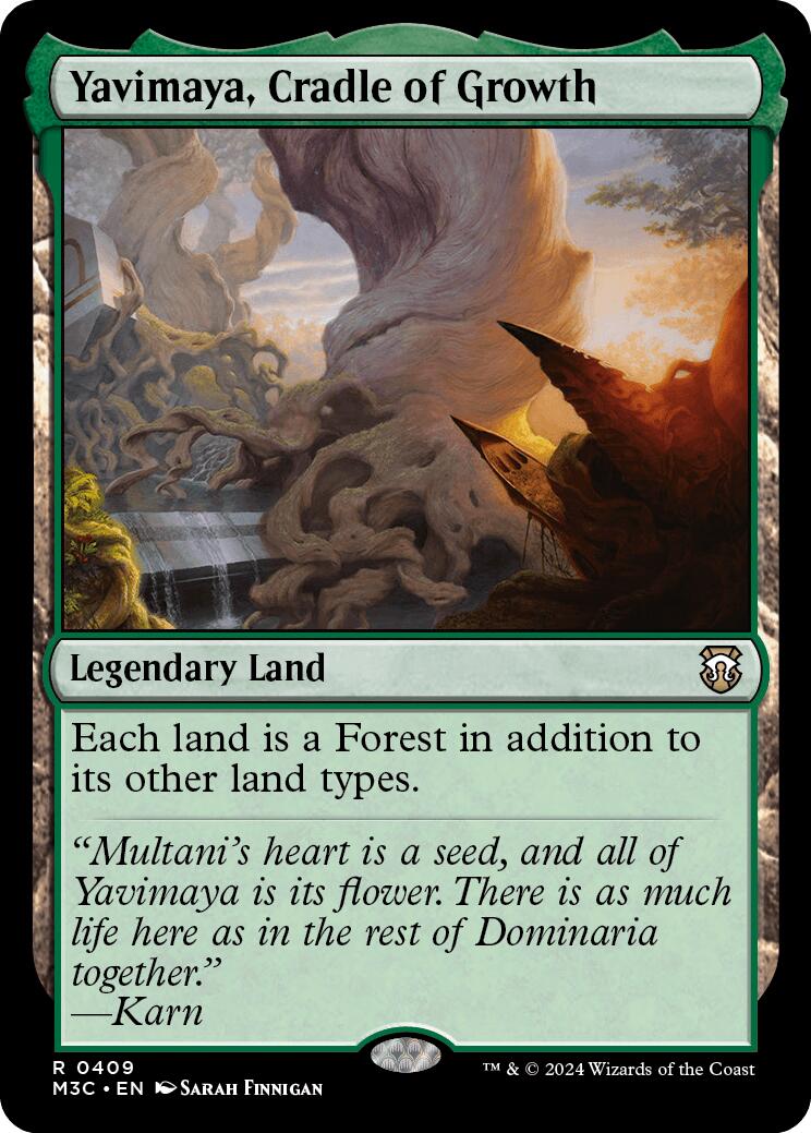Yavimaya, Cradle of Growth [Modern Horizons 3 Commander] | Good Games Morley