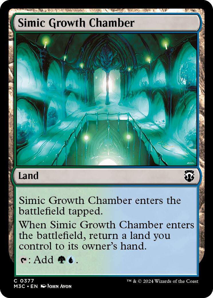 Simic Growth Chamber [Modern Horizons 3 Commander] | Good Games Morley