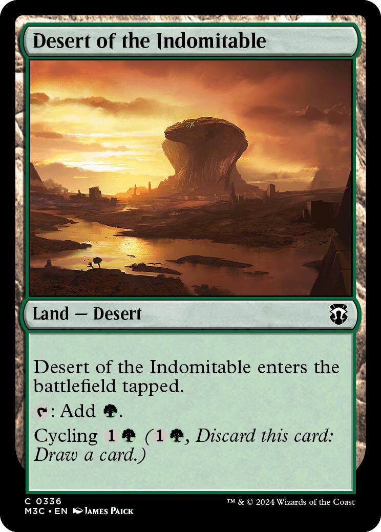 Desert of the Indomitable [Modern Horizons 3 Commander] | Good Games Morley