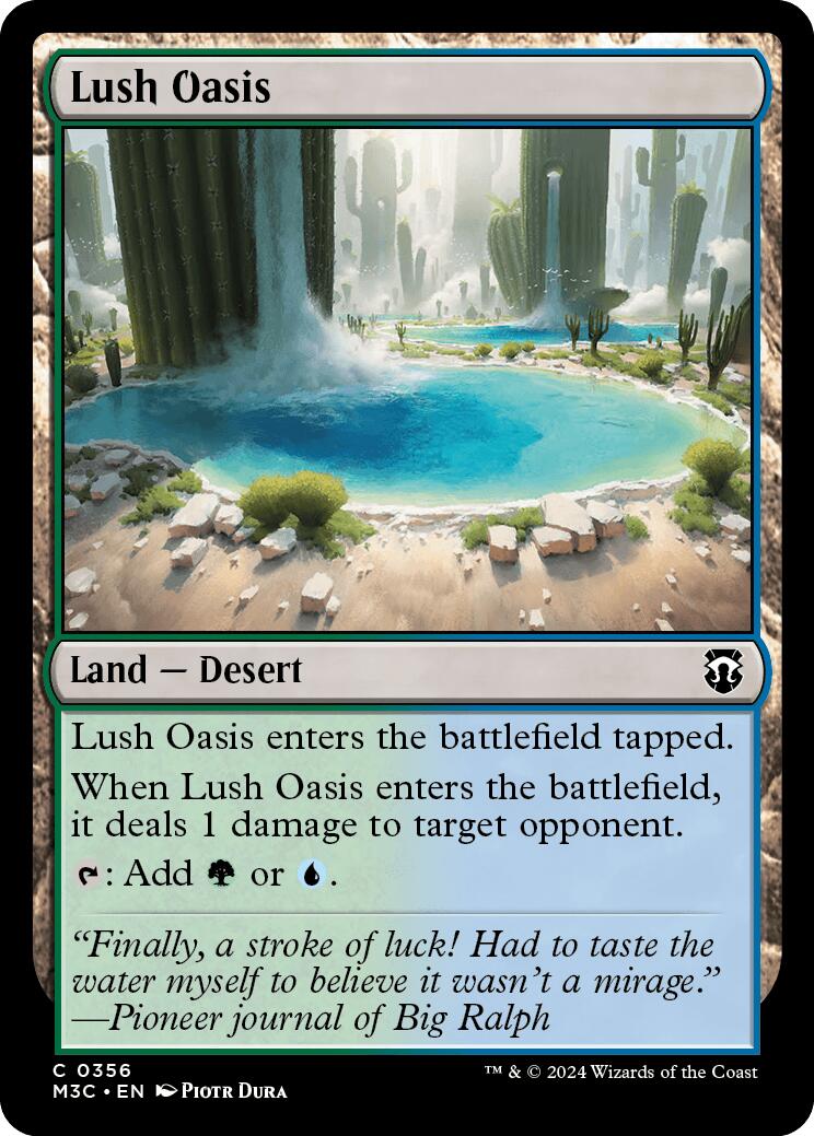 Lush Oasis [Modern Horizons 3 Commander] | Good Games Morley