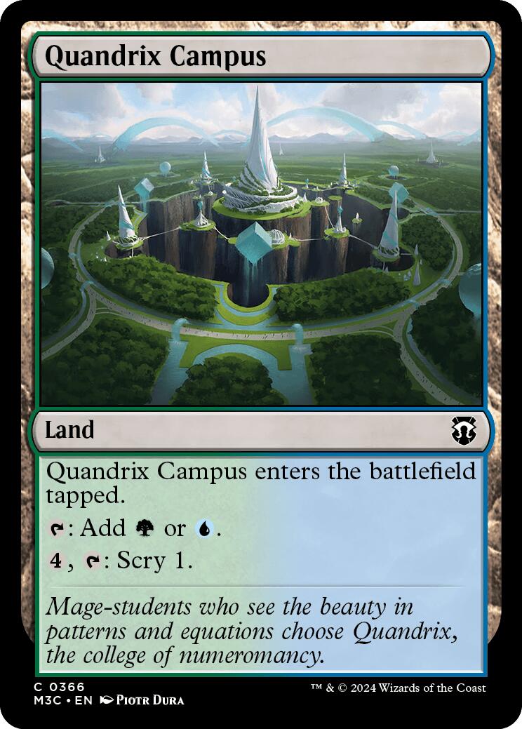 Quandrix Campus [Modern Horizons 3 Commander] | Good Games Morley