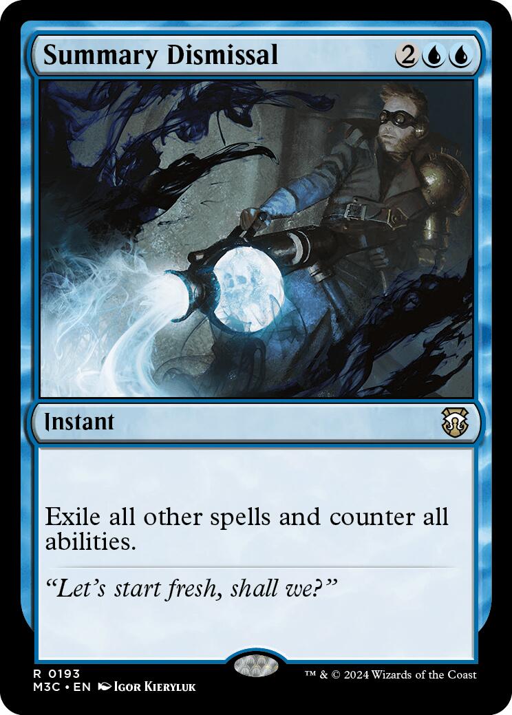 Summary Dismissal [Modern Horizons 3 Commander] | Good Games Morley