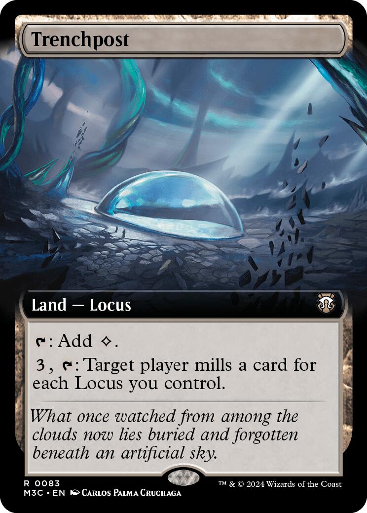 Trenchpost (Extended Art) [Modern Horizons 3 Commander] | Good Games Morley