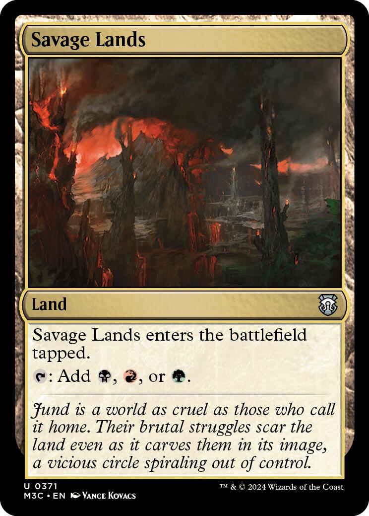 Savage Lands [Modern Horizons 3 Commander] | Good Games Morley