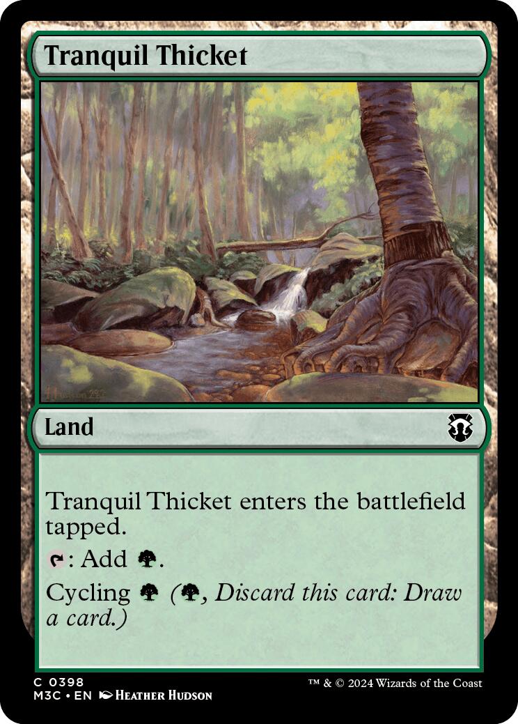 Tranquil Thicket [Modern Horizons 3 Commander] | Good Games Morley