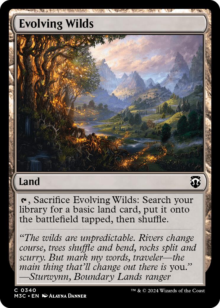 Evolving Wilds [Modern Horizons 3 Commander] | Good Games Morley