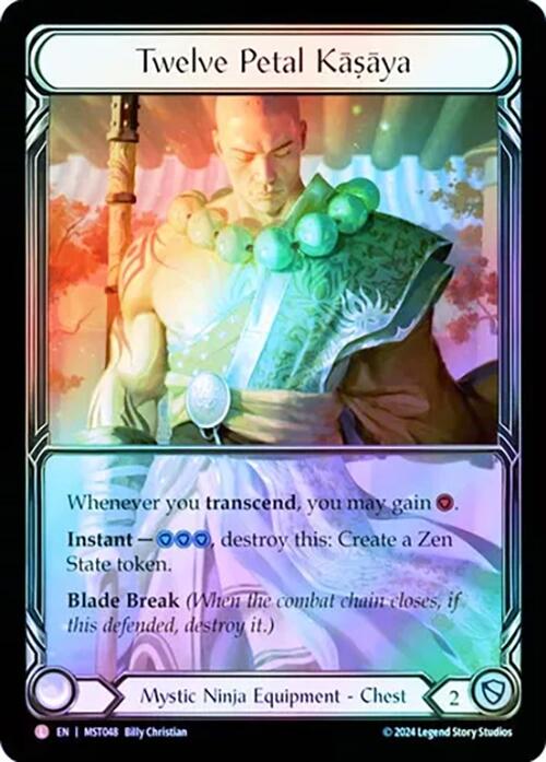 Twelve Petal Kasaya (Extended Art) [MST048] (Part the Mistveil)  Cold Foil | Good Games Morley