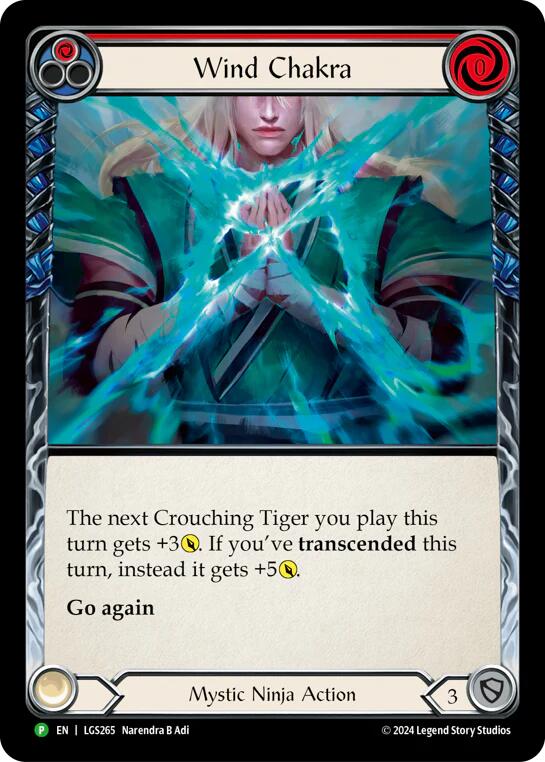 Wind Chakra [LGS265] (Promo)  Cold Foil | Good Games Morley