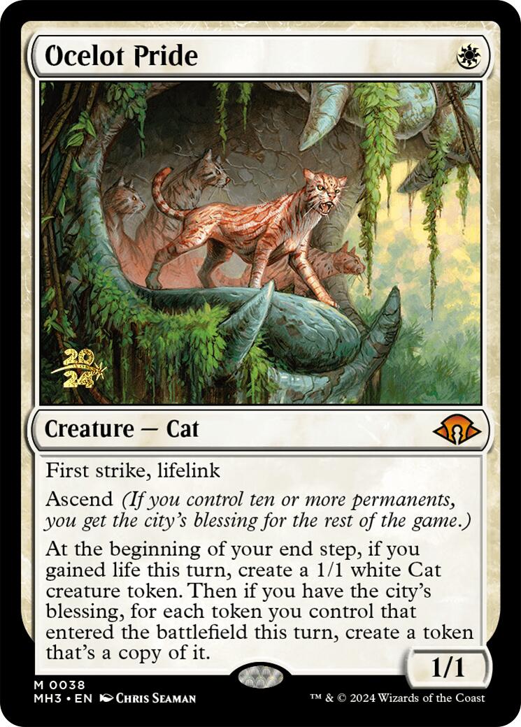 Ocelot Pride [Modern Horizons 3 Prerelease Promos] | Good Games Morley