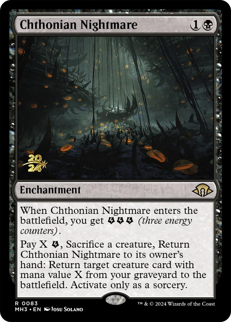 Chthonian Nightmare [Modern Horizons 3 Prerelease Promos] | Good Games Morley