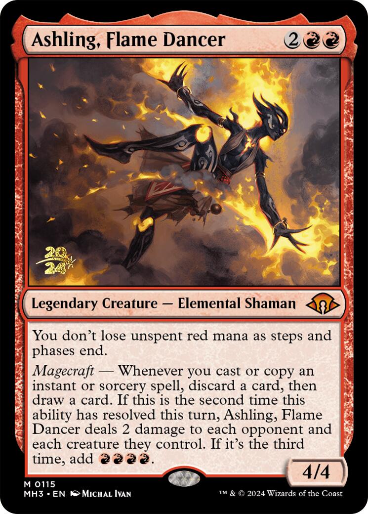 Ashling, Flame Dancer [Modern Horizons 3 Prerelease Promos] | Good Games Morley