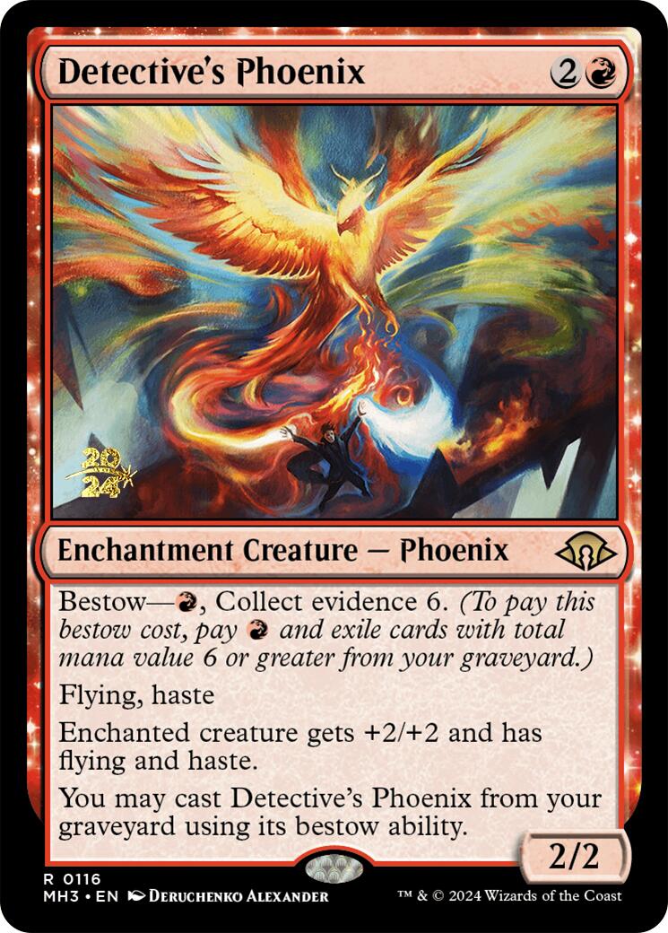 Detective's Phoenix [Modern Horizons 3 Prerelease Promos] | Good Games Morley