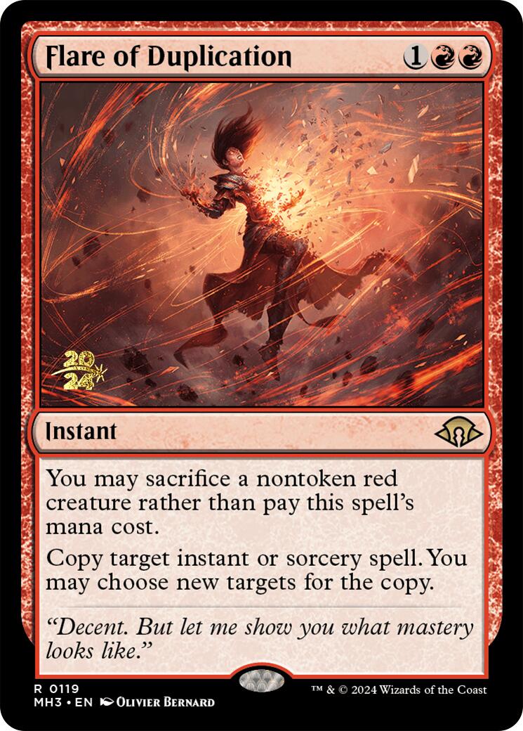 Flare of Duplication [Modern Horizons 3 Prerelease Promos] | Good Games Morley