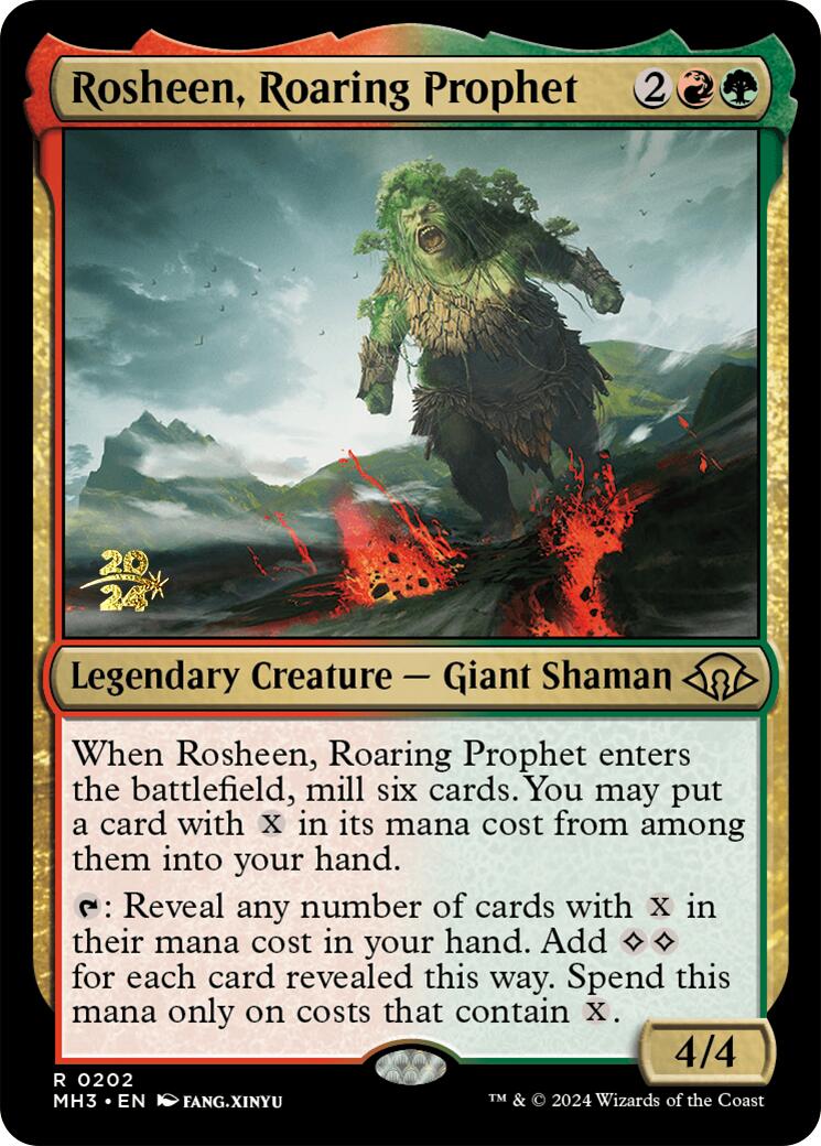 Rosheen, Roaring Prophet [Modern Horizons 3 Prerelease Promos] | Good Games Morley