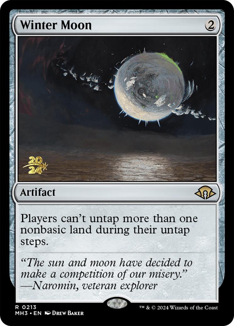 Winter Moon [Modern Horizons 3 Prerelease Promos] | Good Games Morley