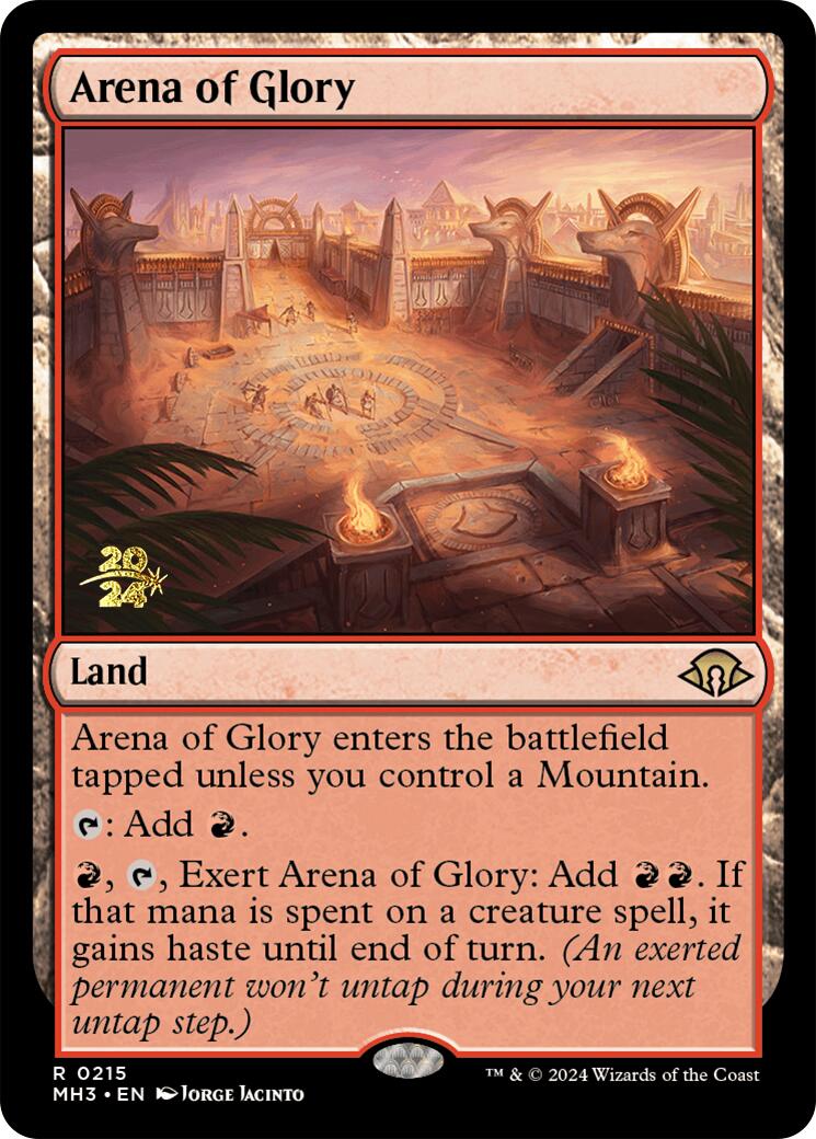 Arena of Glory [Modern Horizons 3 Prerelease Promos] | Good Games Morley