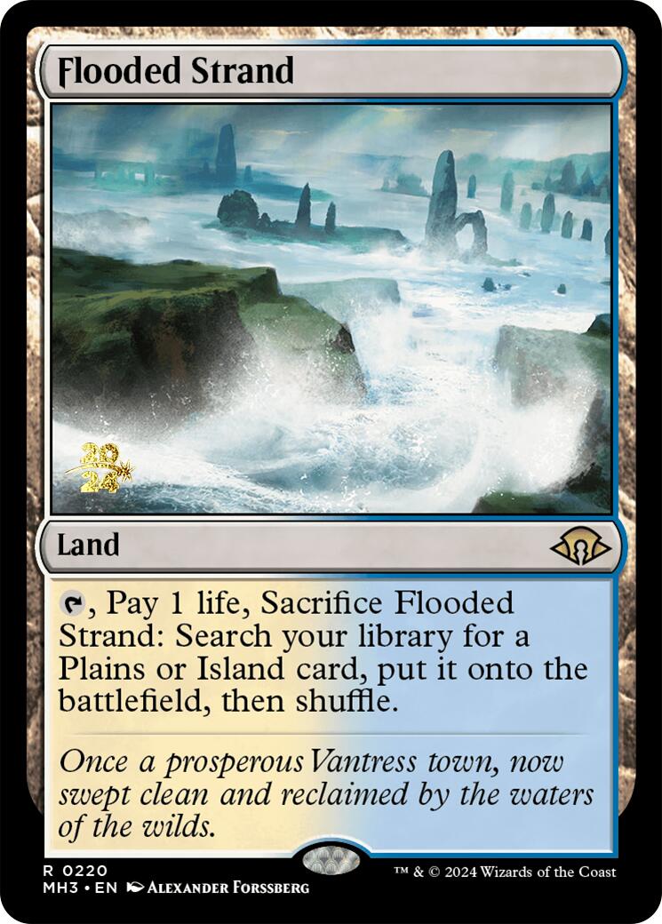 Flooded Strand [Modern Horizons 3 Prerelease Promos] | Good Games Morley