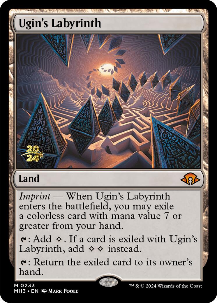 Ugin's Labyrinth [Modern Horizons 3 Prerelease Promos] | Good Games Morley