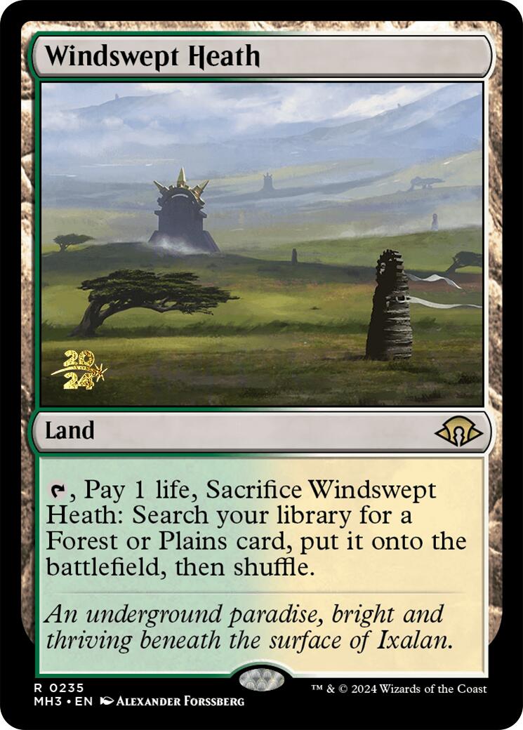 Windswept Heath [Modern Horizons 3 Prerelease Promos] | Good Games Morley