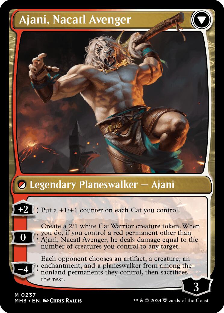 Ajani, Nacatl Pariah [Modern Horizons 3 Prerelease Promos] | Good Games Morley