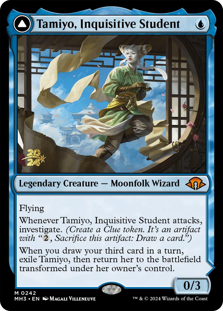 Tamiyo, Inquisitive Student [Modern Horizons 3 Prerelease Promos] | Good Games Morley