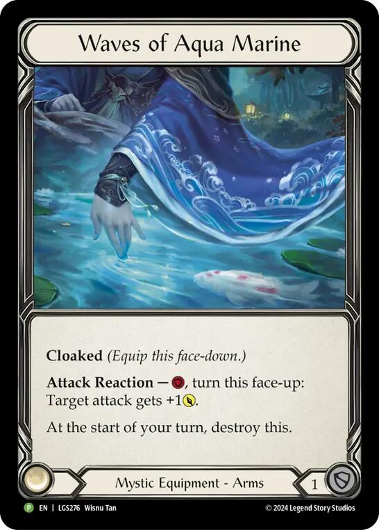 Waves of Aqua Marine [LGS276] (Promo)  Rainbow Foil | Good Games Morley