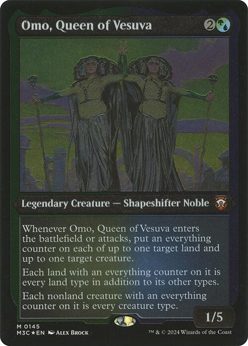 Omo, Queen of Vesuva (Display Commander) [Modern Horizons 3 Commander] | Good Games Morley