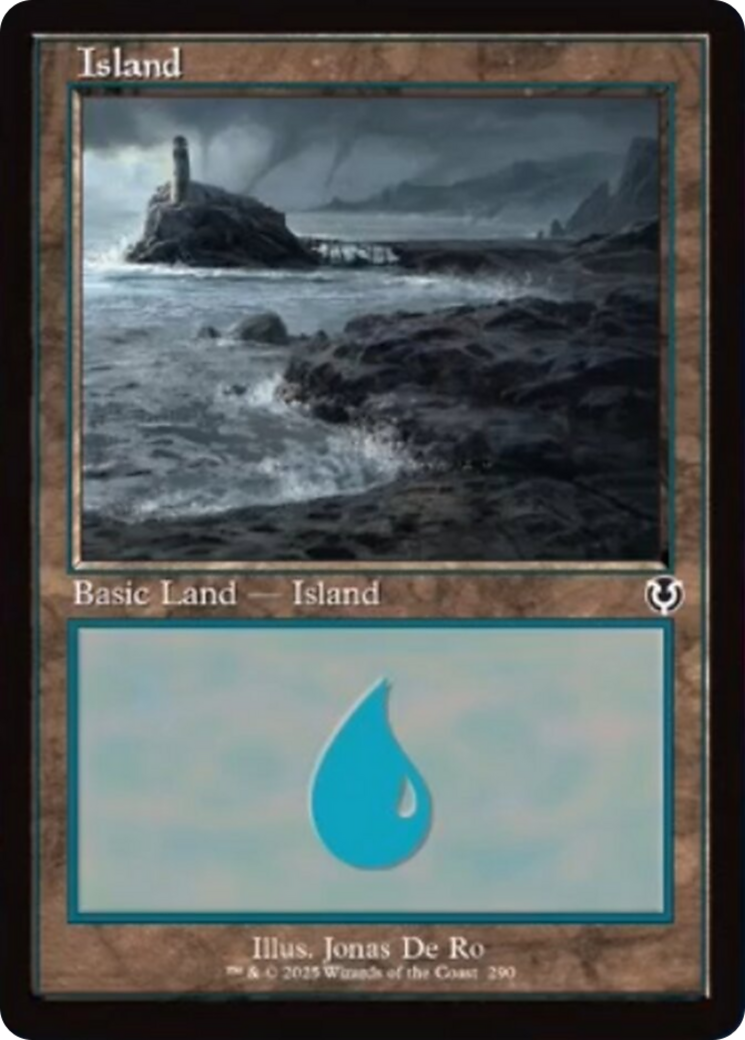 Island (290) (Retro Frame) [Innistrad Remastered] | Good Games Morley