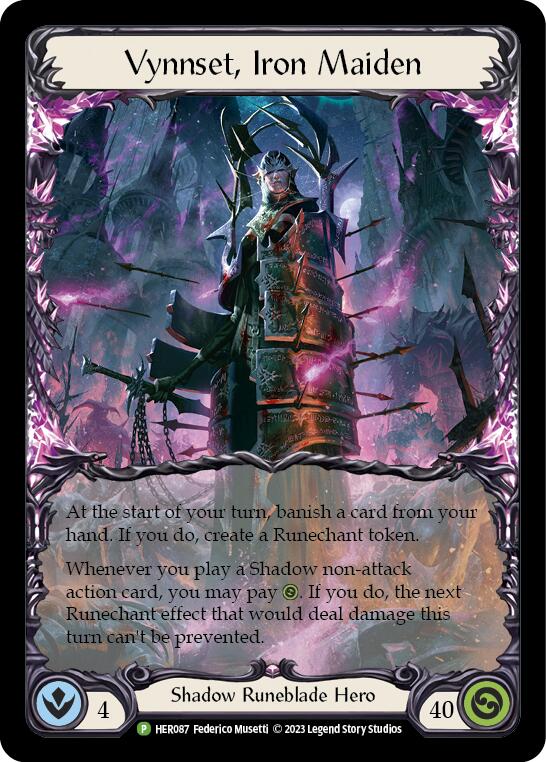 Vynnset, Iron Maiden [HER087] (Promo)  Cold Foil | Good Games Morley