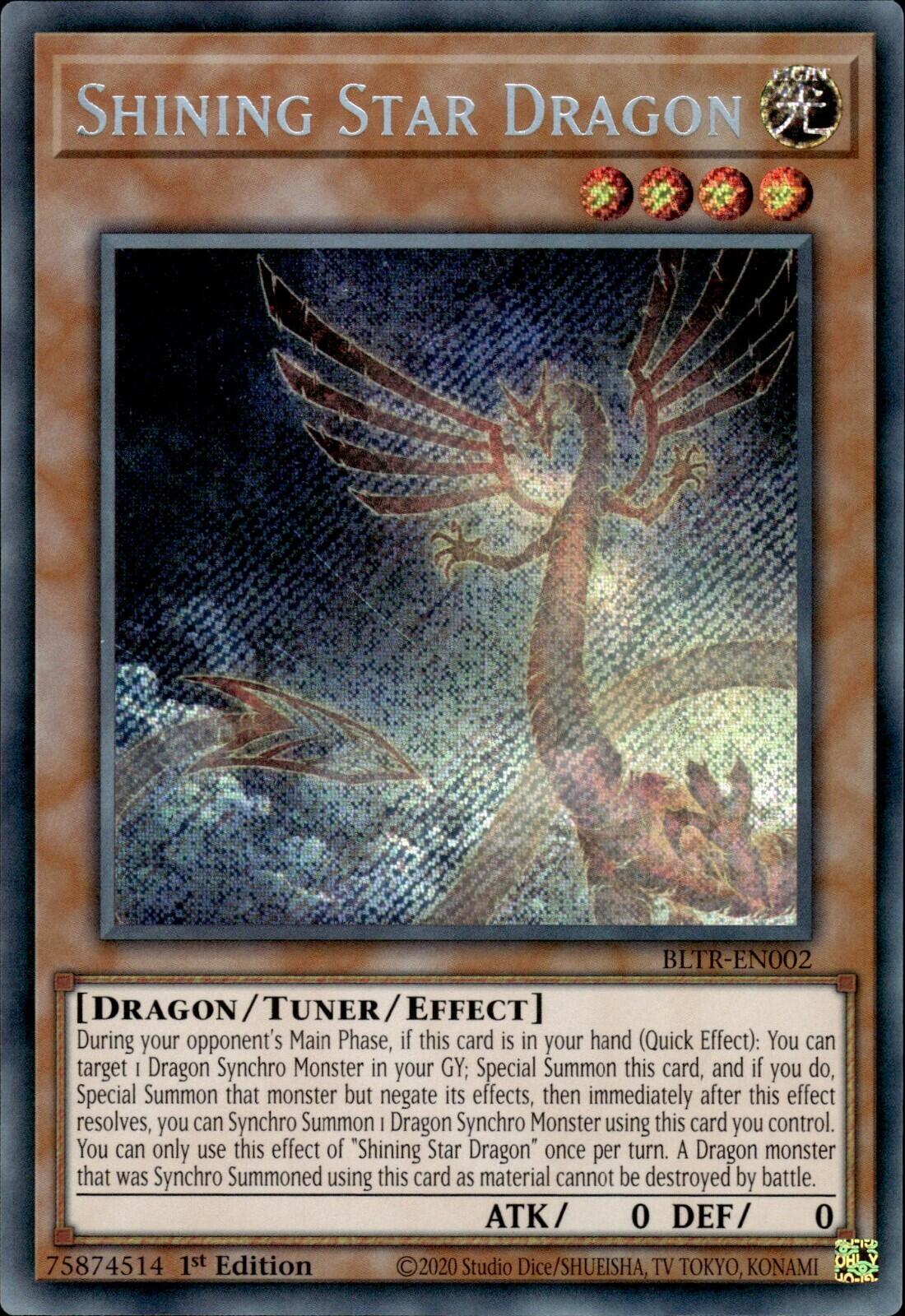 Shining Star Dragon [BLTR-EN002] Secret Rare | Good Games Morley