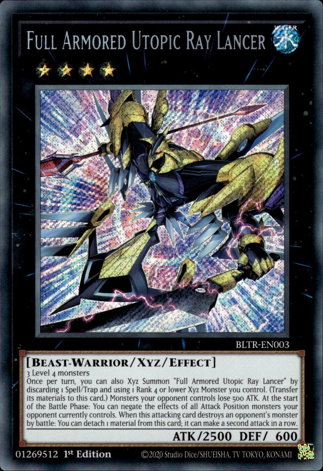 Full Armored Utopic Ray Lancer [BLTR-EN003] Secret Rare | Good Games Morley