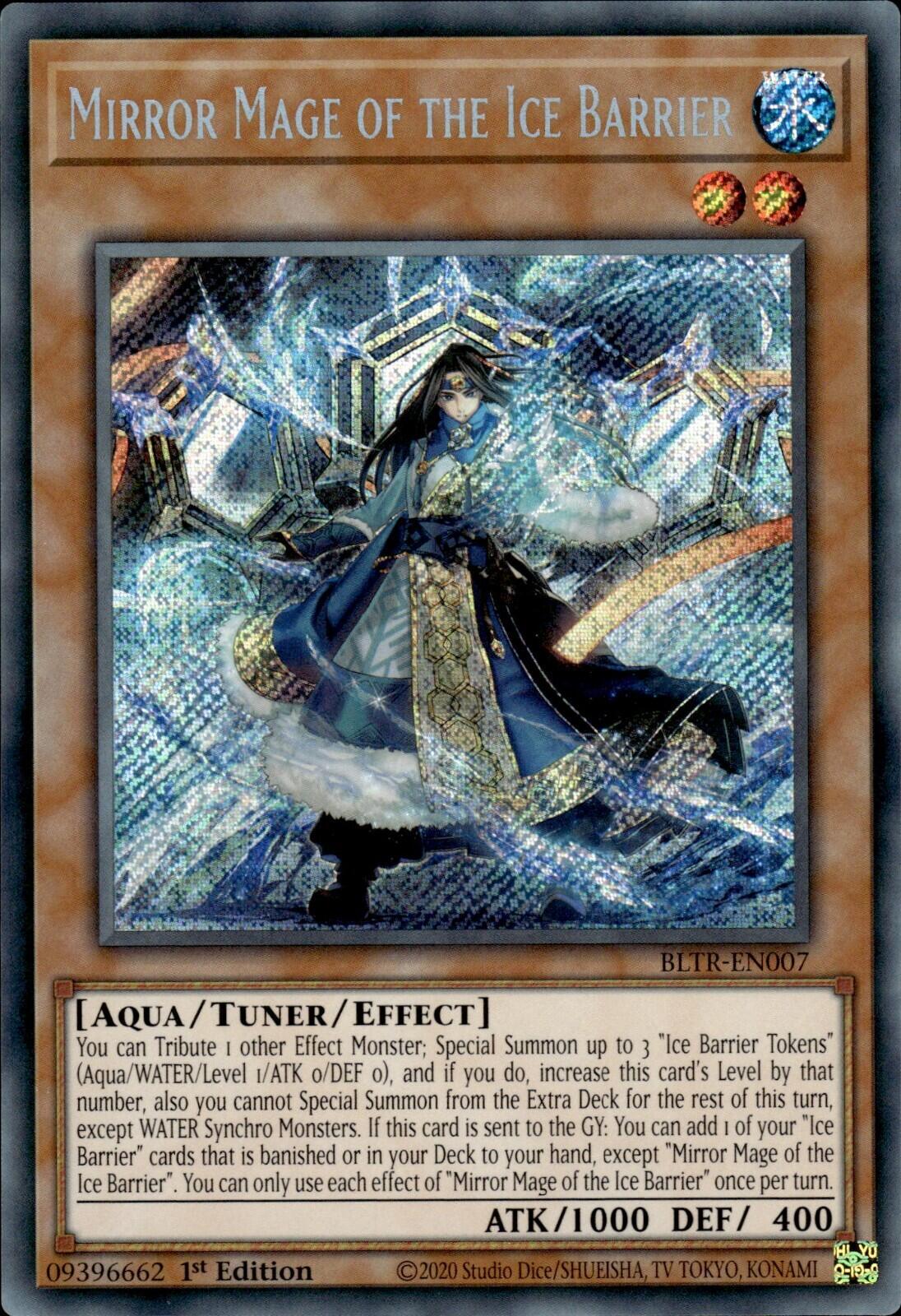 Mirror Mage of the Ice Barrier [BLTR-EN007] Secret Rare | Good Games Morley