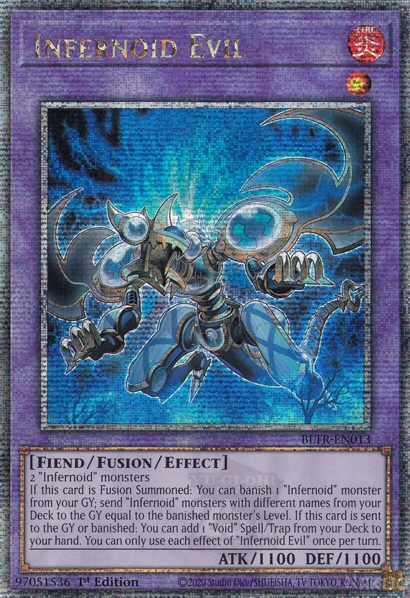 Infernoid Evil (Quarter Century Secret Rare) [BLTR-EN013] Quarter Century Secret Rare | Good Games Morley