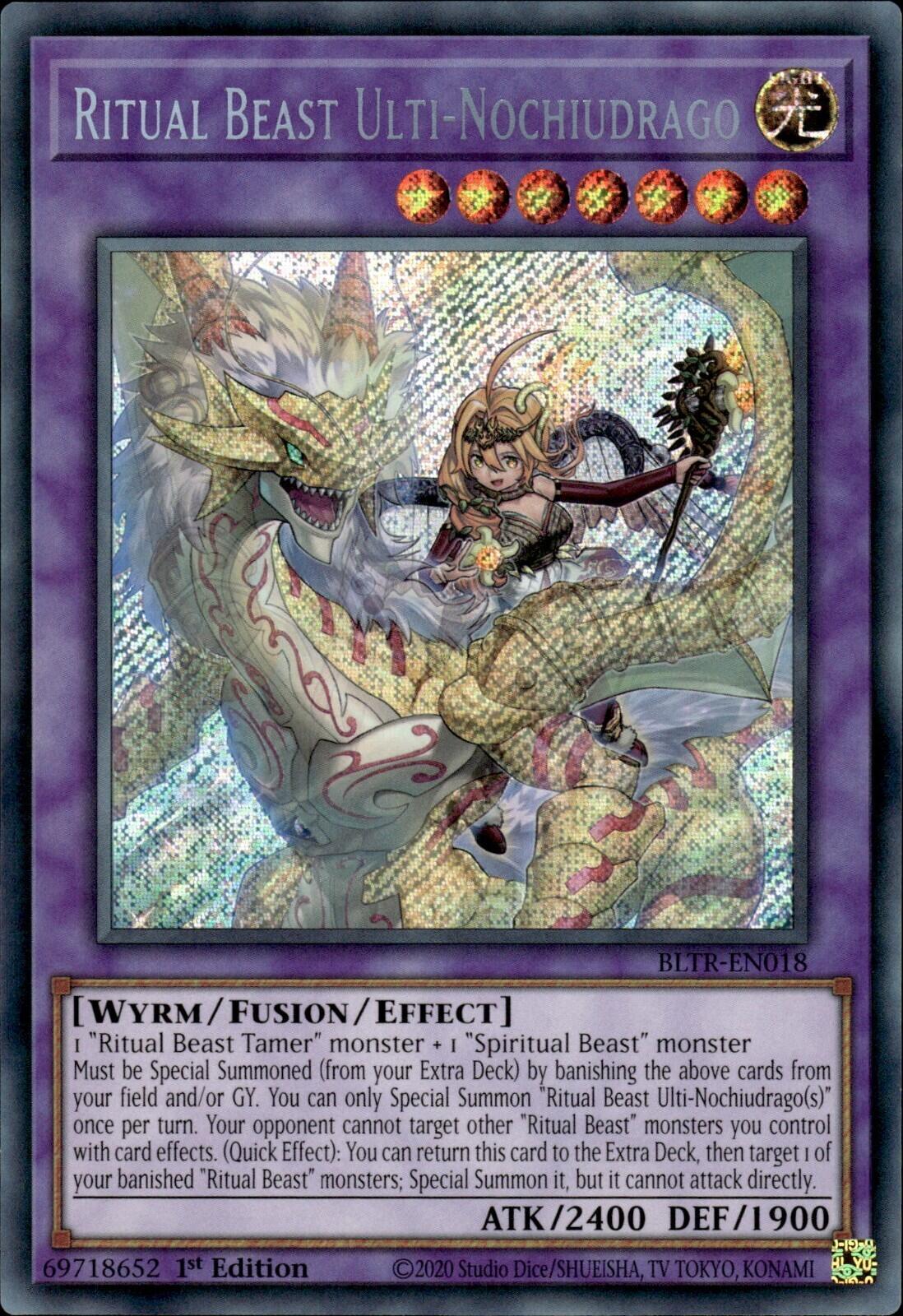 Ritual Beast Ulti-Nochiudrago [BLTR-EN018] Secret Rare | Good Games Morley
