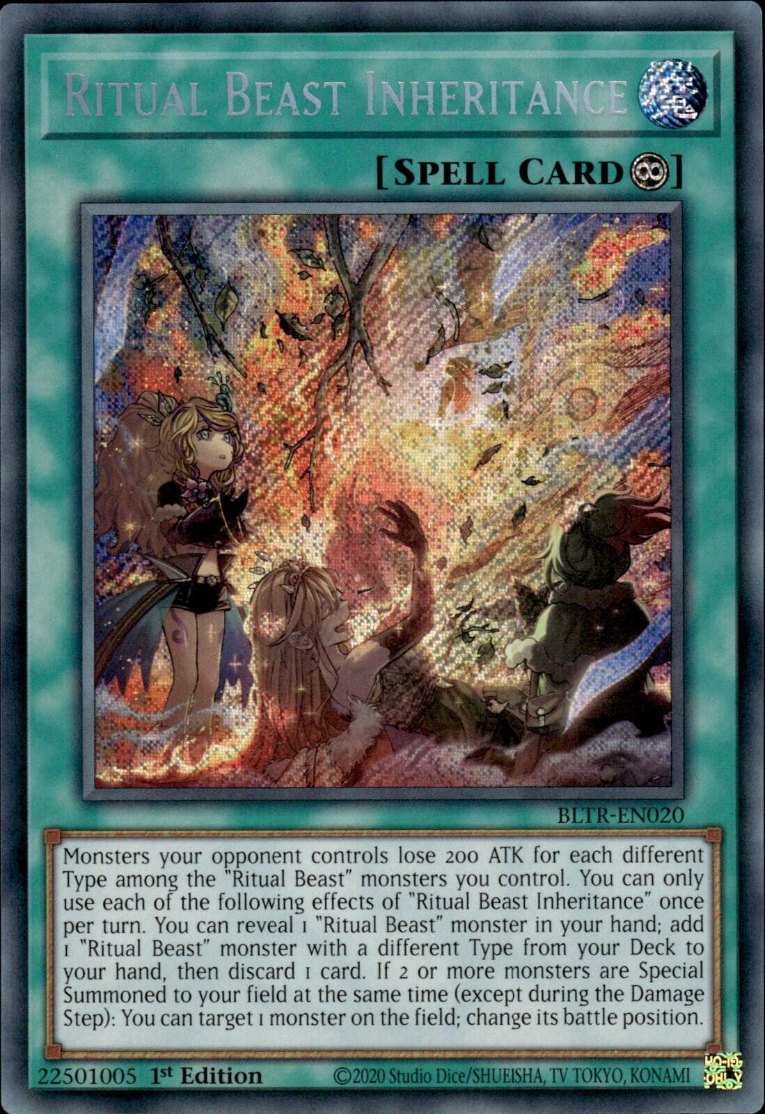 Ritual Beast Inheritance [BLTR-EN020] Secret Rare | Good Games Morley